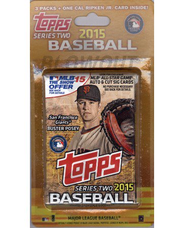 2015 Topps Series 2 Baseball 3-Pack Blister 12 Pack Lot