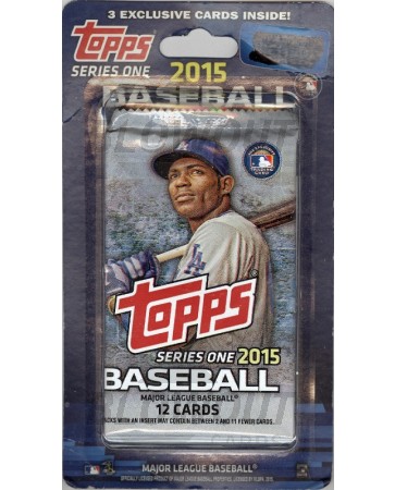 2015 Topps Series 1 Baseball Blister 12 Pack Lot