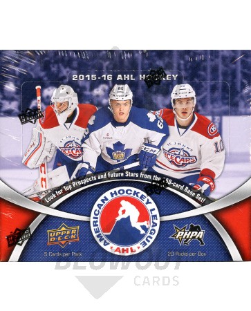 2015/16 Upper Deck AHL Hockey Hobby 20 Box Case