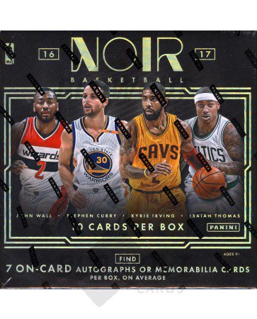 2016/17 Panini Noir Basketball Hobby 4 Box Case
