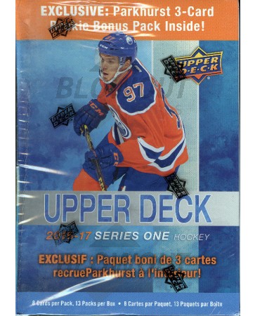 2016/17 Upper Deck Series 1 Hockey Mega 12 Box Lot