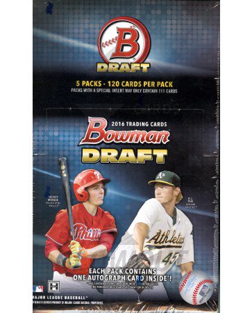 2016 Bowman Draft Picks & Prospects Baseball Super Jumbo 6 Box Case