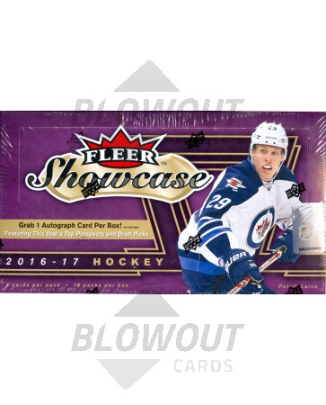 2016/17 Upper Deck Fleer Showcase Hockey Hobby 12 Box Case