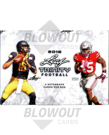 2016 Leaf Trinity Football Hobby 12 Box Case