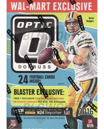 2016 Panini Donruss Optic Football Walmart Exclusive Blaster Box