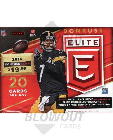 2016 Panini Donruss Elite Football Hanger Pack Box