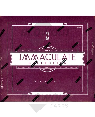 2015/16 Panini Immaculate Basketball Hobby 5 Box Case