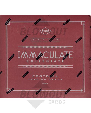 2016 Panini Immaculate Collegiate Football Hobby 5 Box Case