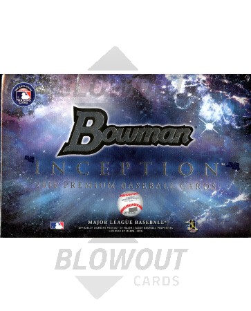 2016 Bowman Inception Baseball Hobby 8 Box Case