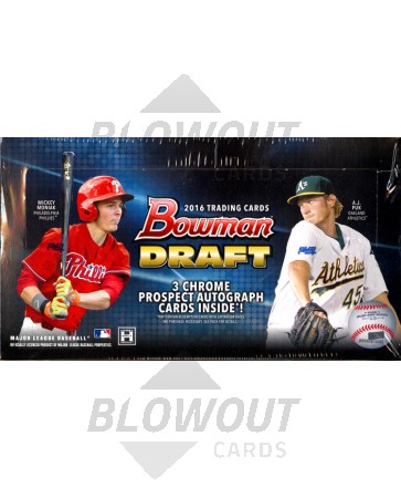 2016 Bowman Draft Picks & Prospects Baseball Jumbo 8 Box Case