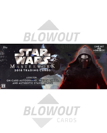2016 Topps Star Wars Masterwork Hobby 8 Box Case