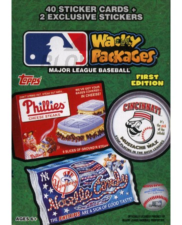 2016 Topps Wacky Packages MLB Stickers Blaster Box