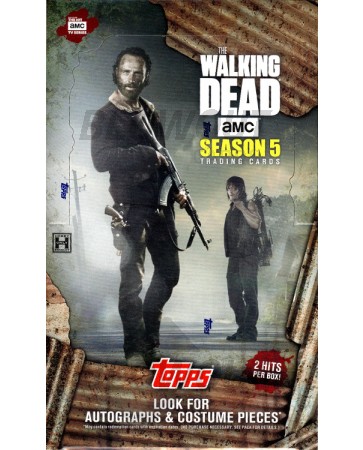 2016 Topps The Walking Dead Season 5 Trading Cards - 8 Box Case