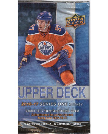 2016/17 Upper Deck Series 1 Hockey Retail Pack