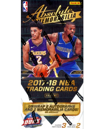 2017/18 Panini Absolute Basketball Hobby 10 Box Case