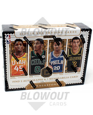 2017/18 Panini Cornerstones Basketball Hobby 12 Box Case