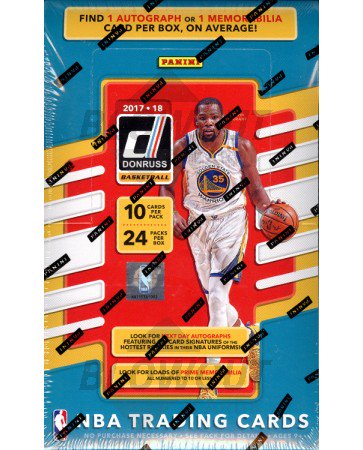 2017/18 Panini Donruss Basketball Hobby 20 Box Case