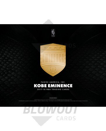2017 18 Panini Kobe Eminence Basketball Hobby Case