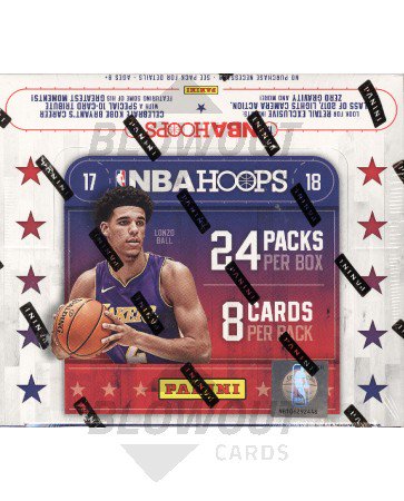 2017/18 Panini NBA Hoops Basketball Retail Box