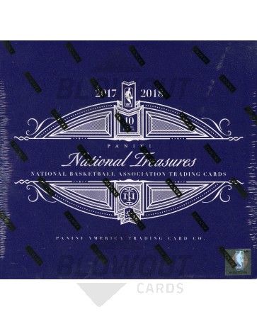 2017/18 Panini National Treasures Basketball Hobby 4 Box Case 