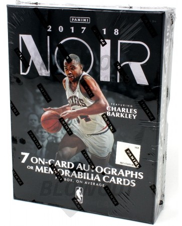 2017/18 Panini Noir Basketball Hobby 4 Box Case