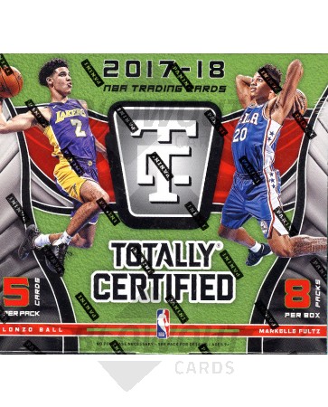 2017/18 Panini Totally Certified Basketball Hobby 8 Box Case