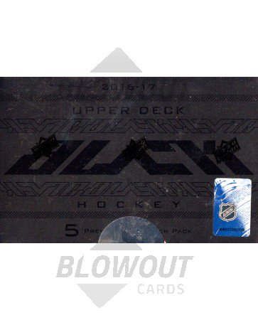 2016/17 Upper Deck Black Hockey Hobby Box