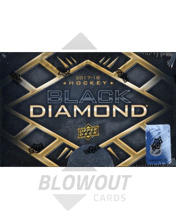 2017/18 Upper Deck Black Diamond Hockey Hobby 5 Box Case
