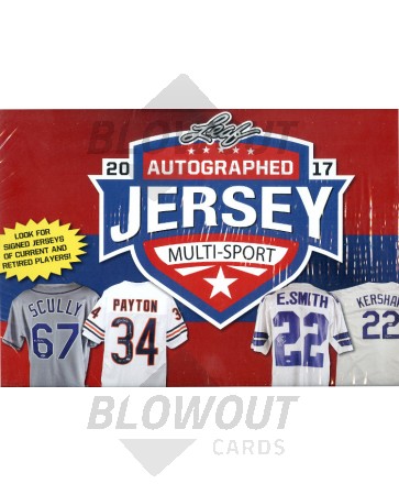 2017 Leaf Autographed Jersey Multi-Sport Edition Box
