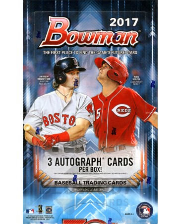 2017 Bowman Baseball Jumbo (HTA) 8 Box Case
