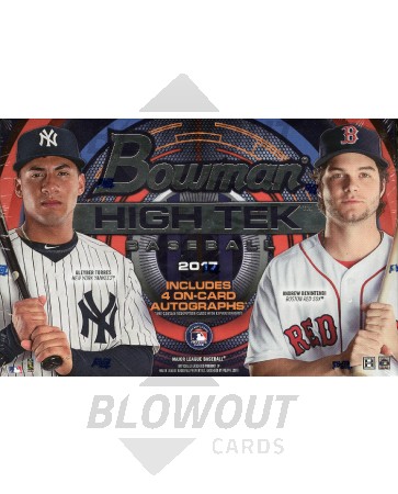 2017 Bowman High Tek Baseball Hobby 12 Box Case