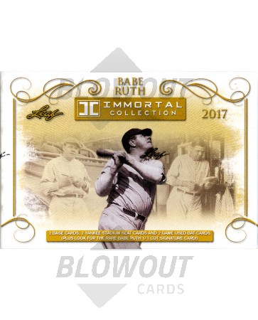 2017 Leaf Babe Ruth Immortal Collection 10 Box Case