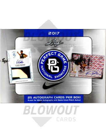 2017 Leaf Perfect Game National Showcase Baseball 15 Box Case