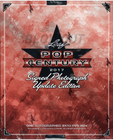 2017 Leaf Pop Century Signed 8x10 Photo Update Ed Box