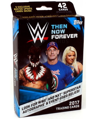2017 Topps WWE Then, Now, Forever Wrestling Hanger Pack Box