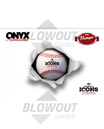 2018 Onyx ICONS Hall of Fame Signed Baseball Box