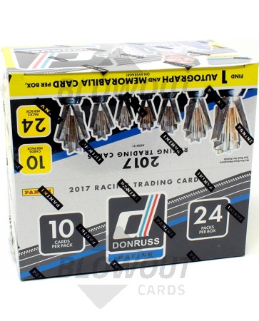 2017 Panini Donruss Racing Retail Box