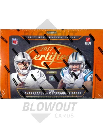 2017 Panini Certified Football Hobby 24 Box Case