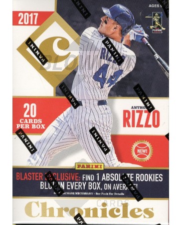 2017 Panini Chronicles Baseball Blaster 20 Box Case