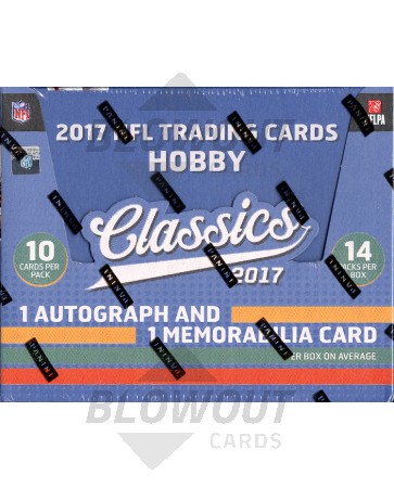 2017 Panini Classics Football Hobby 10 Box Case