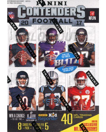 2017 Panini Contenders Football Blaster Box