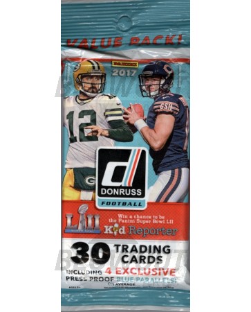 2017 Panini Donruss Football Fat Pack 