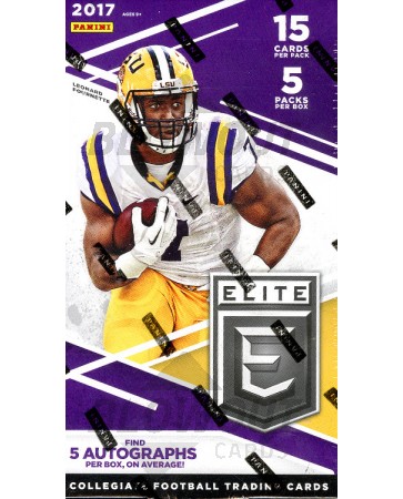 2017 Panini Elite Draft Football Hobby Box
