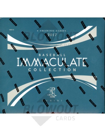 2017 Panini Immaculate Baseball Hobby 8 Box Case
