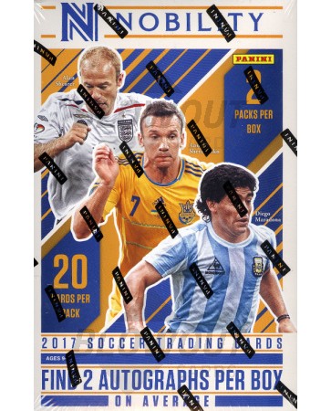 2017 Panini Nobility Soccer Hobby Box