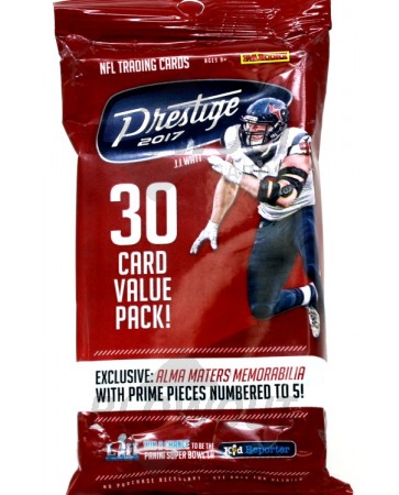 2017 Panini Prestige Football Fat Pack - 12 Pack Lot