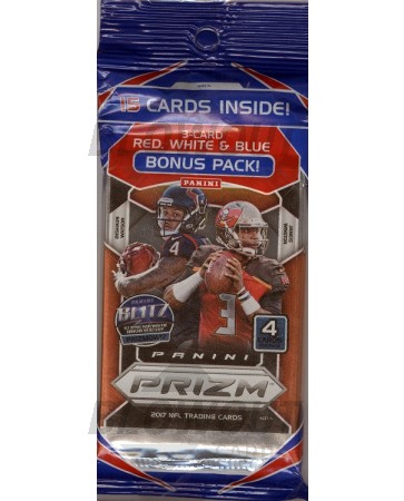 2017 Panini Prizm Football Super Value Rack Pack - 12 Pack Lot