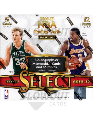 2016/17 Panini Select Basketball Hobby Box