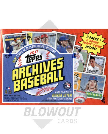 2017 Topps Archives Baseball Blaster Box