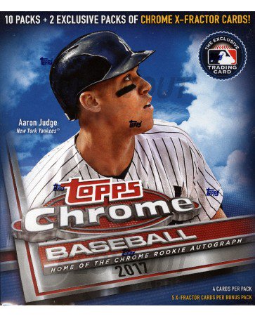 2017 Topps Chrome Baseball Mega Box